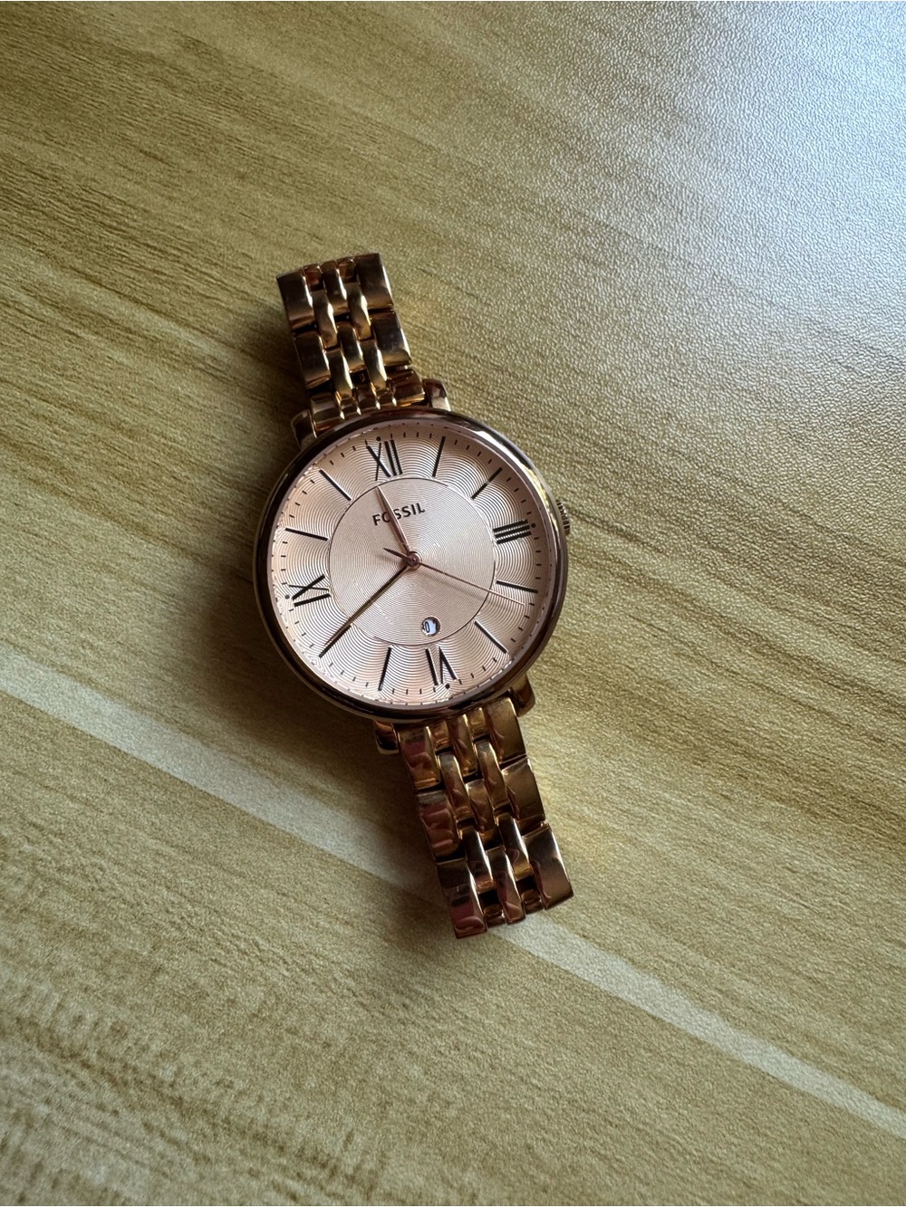 Women’s Gold Fossil Watch